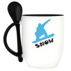 Кружка с ложкой