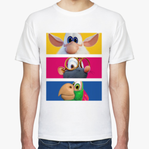 Футболка с принтом Буба и его друзья