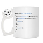 Кружка с футбольным мячиком