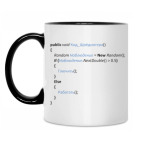 Кружка двухцветная