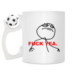 Кружка с футбольным мячиком