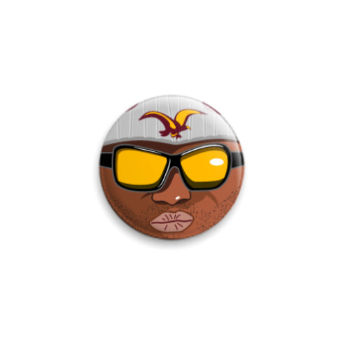 Значок 25мм с принтом Хенкок