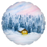  Домик в зимнем лесу