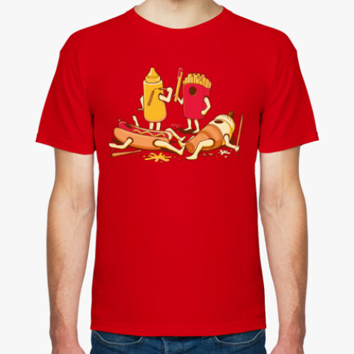 Футболка с принтом Макдональдс