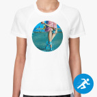 Женская спортивная футболка