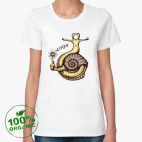 Женская футболка органик