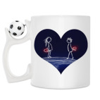 Кружка с футбольным мячиком