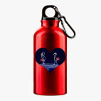 Металлическая бутылка 400 мл UV-DTF