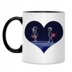 Кружка двухцветная