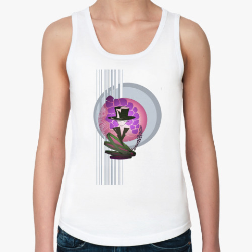 Женская майка с принтом  Фокус