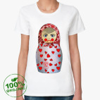 Женская футболка органик