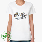 Женская футболка органик