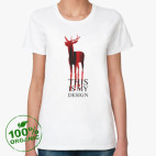 Женская футболка органик