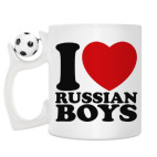 Кружка с футбольным мячиком