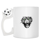 Кружка с футбольным мячиком