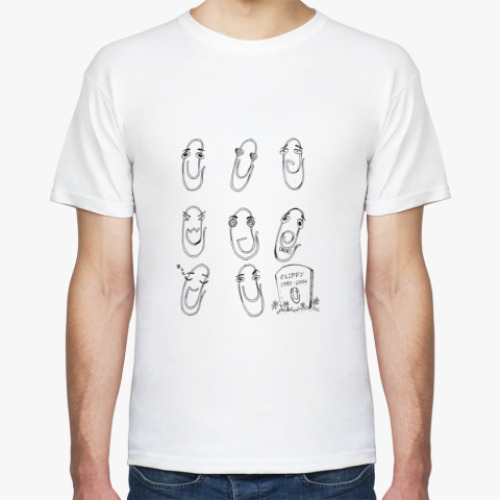 Футболка с принтом Clippy