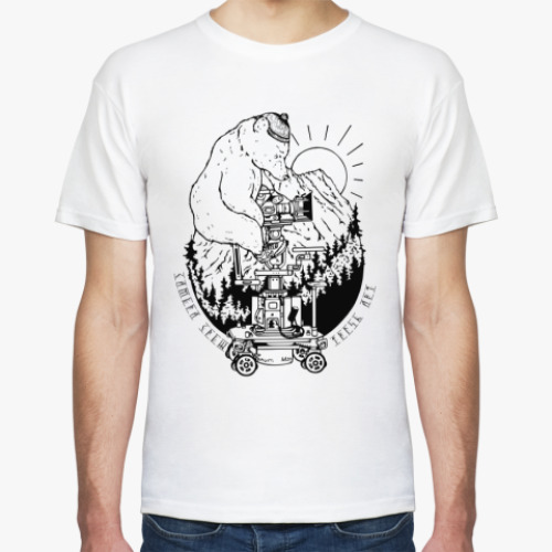 Футболка с принтом Сибирский оператор