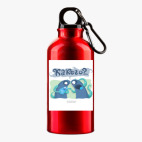 Металлическая бутылка 400 мл UV-DTF