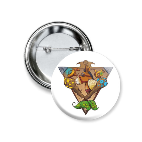 Значок 37мм с принтом Support