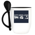 Кружка с ложкой