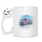 Кружка с футбольным мячиком