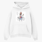 Толстовка худи оверсайз