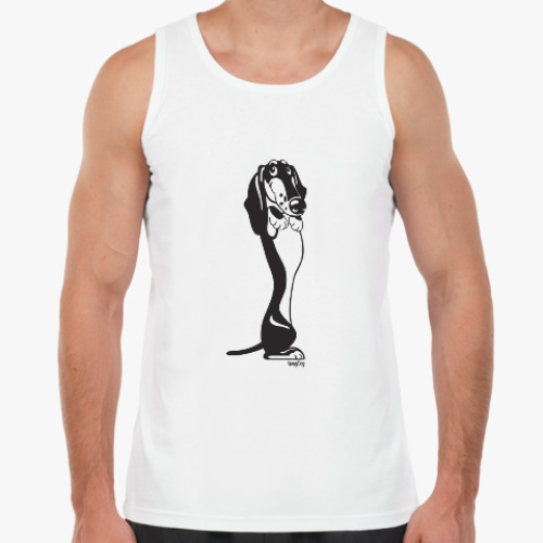 Майка с принтом Такса