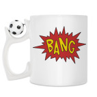 Кружка с футбольным мячиком