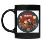 Кружка цветная UV-DTF