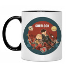 Кружка двухцветная