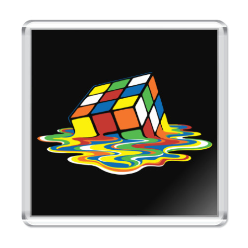 Магнит с принтом Шелдон 'Кубик'