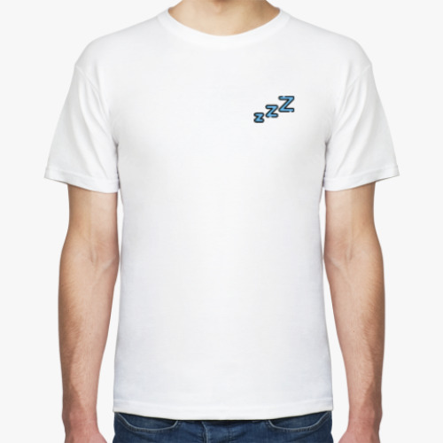 Футболка с принтом zzz
