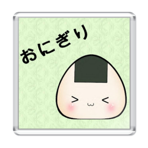 Магнит с принтом  Онигири