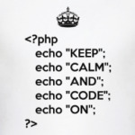 KEEP CALM, php версия