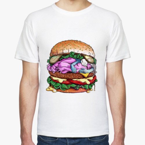 Футболка с принтом Sexburger