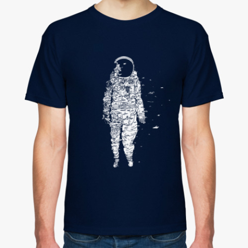 Футболка с принтом Космонавт