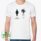 Мужская футболка органик