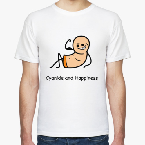 Футболка с принтом Cyanide & Happines