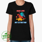 Женская футболка органик