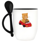 Кружка с ложкой