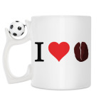 Кружка с футбольным мячиком