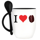 Кружка с ложкой