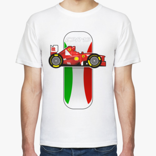 Футболка с принтом F2012