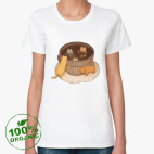 Женская футболка органик