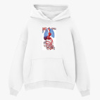 Толстовка худи оверсайз