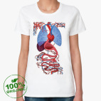 Женская футболка органик