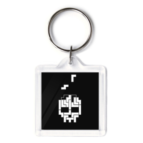 Брелок с принтом Опасный тетрис