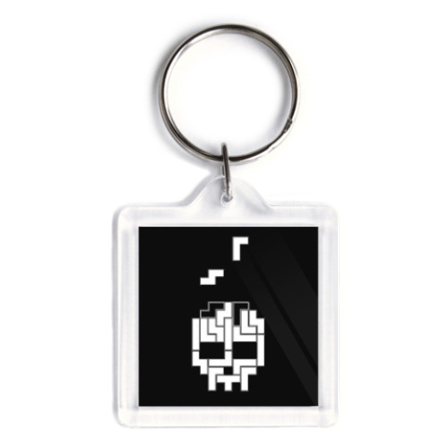 Брелок с принтом Опасный тетрис