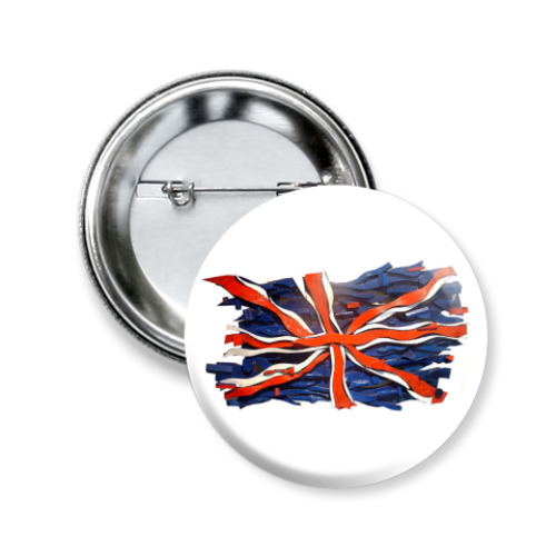 Значок 50мм с принтом England