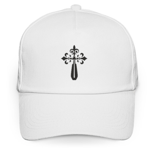 Кепка бейсболка с принтом Крест